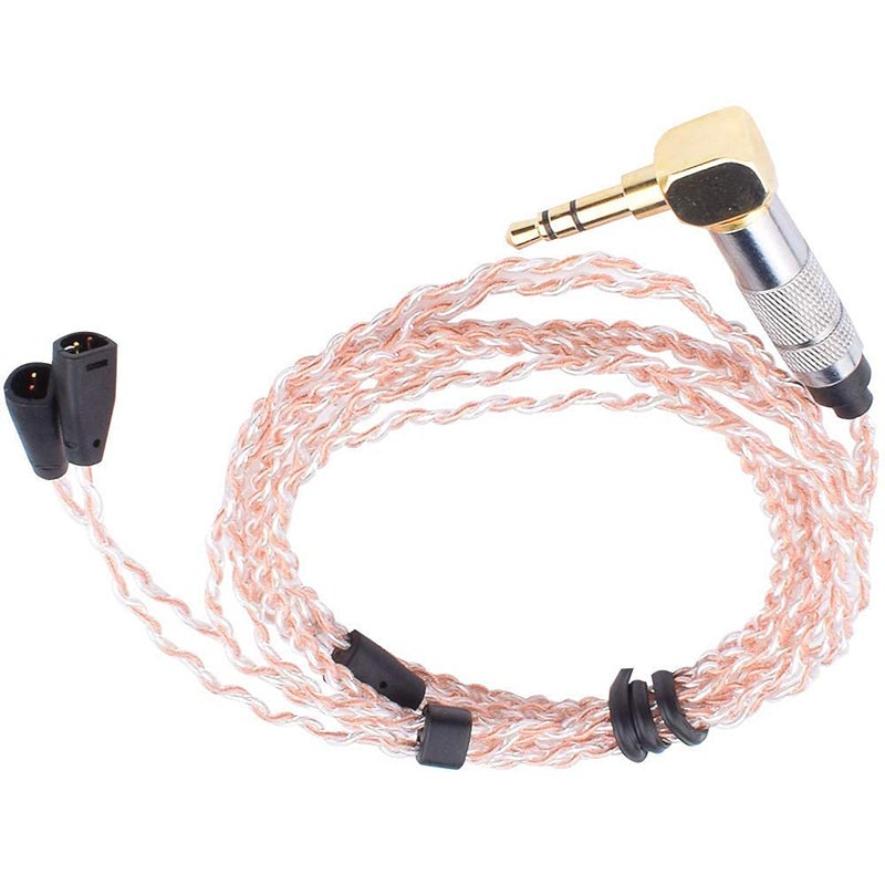 Toeasor MEISO 7NOCC Audio Cable Replacement Cord Wire Compatible with Sennheiser IE80 IE8 IE8i Earphones (Red) - Image 2